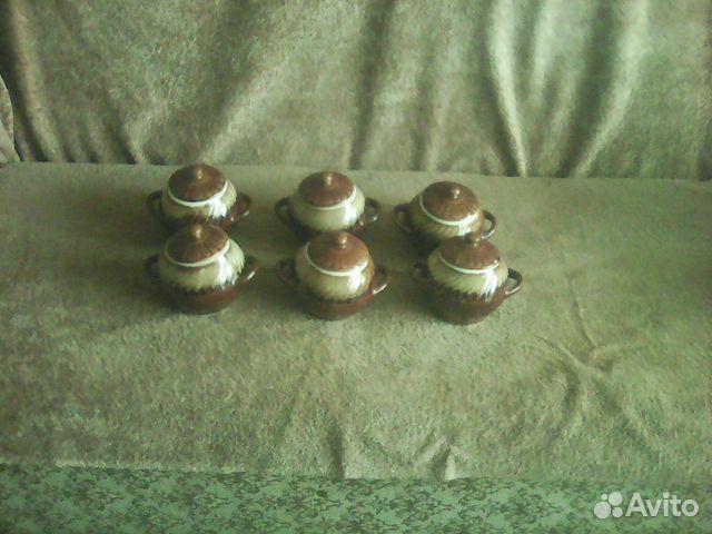 Горшочки керамические