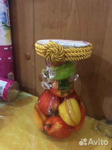 Фрукты-овощи в графине композиция 15 см