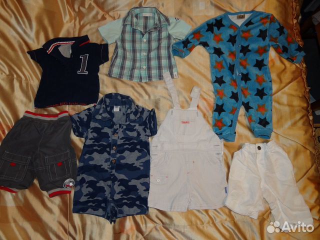 Пакет вещей на мальчика 62-68 размер 3-6 мес