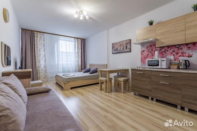 

Квартира-студия, 33 м², 2 кровати