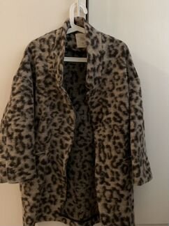 Леопардовое пальто zara