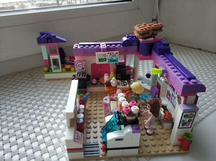 Лего Френдс дом Оливии + Лего Арт кафе