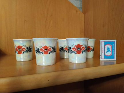 Бокалы, фужеры, стопки б/у, СССР