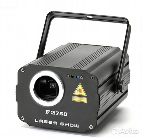 Проекционный лазер с пультом д\у Светомузыка