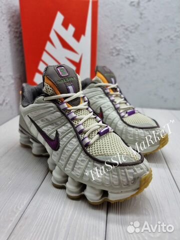 Кроссовки Женские Nike Shox TL Beige 36-40