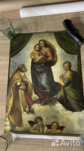 Картина Сикстинская мадонна Рафаэля