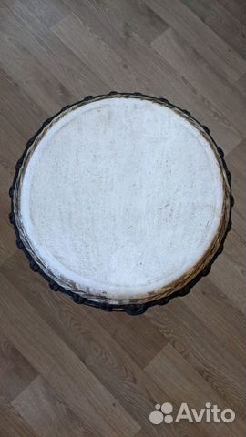 Настоящий Джембе из Гвинеи 11.3’ дерево кожа