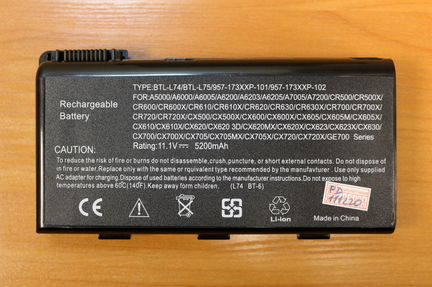 Аккумулятор для ноутбука MSI CX620