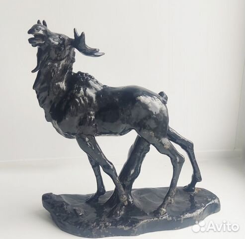 Статуэтка лось СССР из чугуна