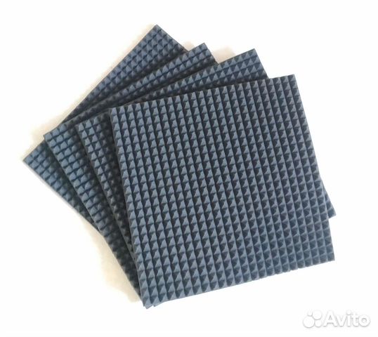 Акустический поролон, пирамида 20мм. 480х480х30мм