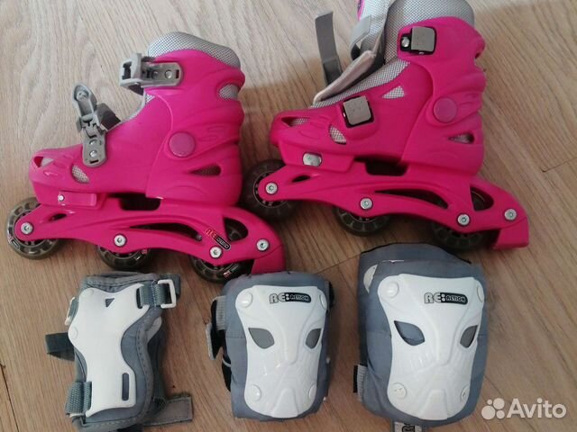 Роликовые коньки детские раздвижные