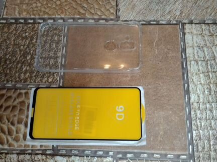 Силиконовый чехол и стекло Nokia 8.1