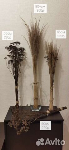 Букеты из сухоцветов