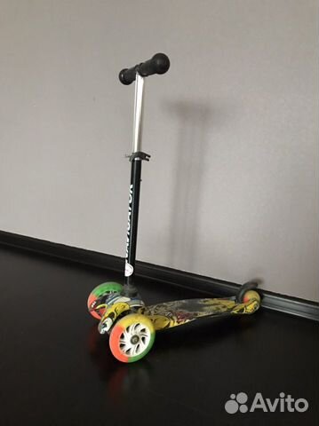Самокат детский трехколесный бу