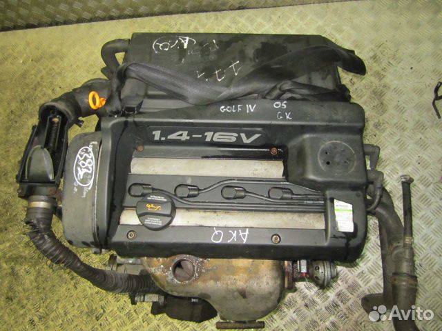 Двигатель 1.4 16v AKQ для Фольксваген Гольф 4 Бора