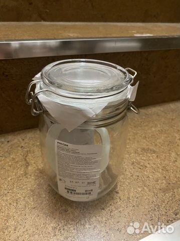 Банка С крышкой IKEA коркен