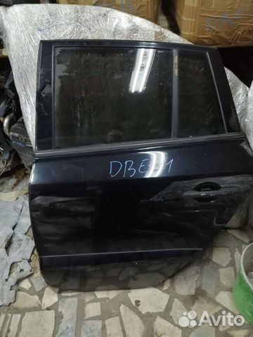 Рено колеос koleos дверь задняя левая чёрный 676