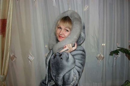 Шуба мутоновая 44-46 размер