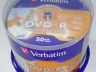 Диск DVD-R 4.7gb Verbatim 16x (50шт)
