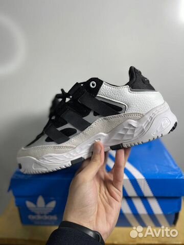 Кроссовки Adidas NiteBall White-Black
