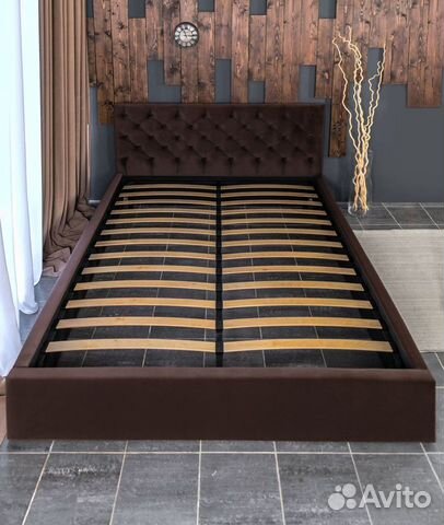 Кровать 140х200 Барокко шоколад