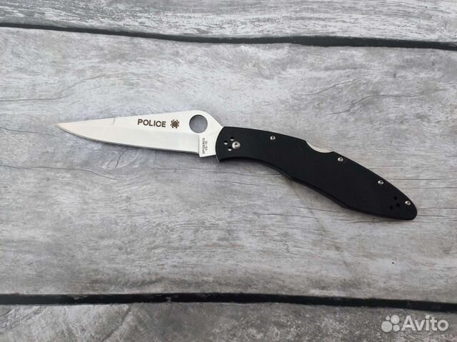 Нож складной Spyderco Police G10