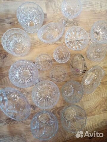 Хрустальные салатники,конфетницы и тд СССР