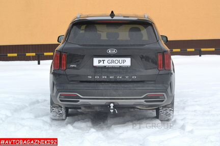 Фаркоп (тсу) под квадрат на Kia Sorento MQ4