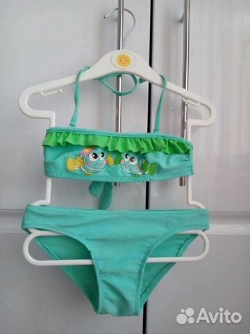 Раздельный купальник с рыбками