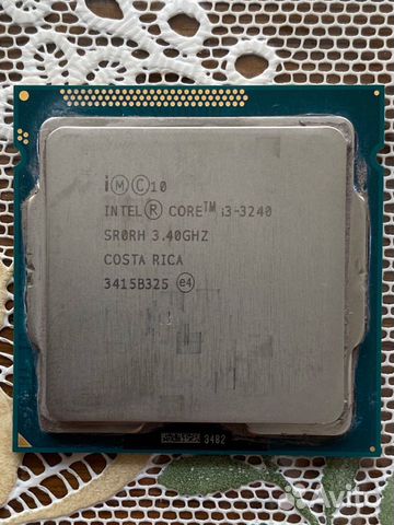 Процессор intel core i3-3240 3,4Ghz