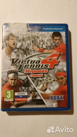 Игра для Sony PlayStation Vita Virtua Tennis 4 PSV