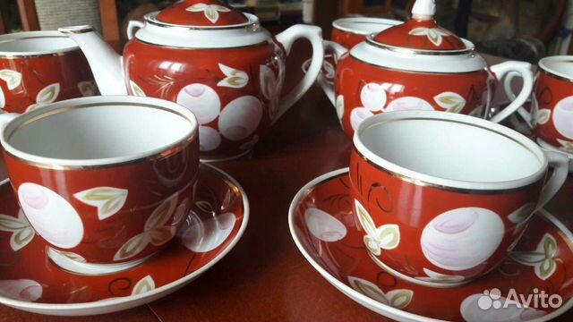 Чайный сервиз Сливы. Вербилки