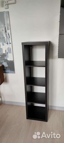 Стеллаж ikea каллакс черный