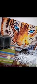 Тигр алмазная мазайка картина