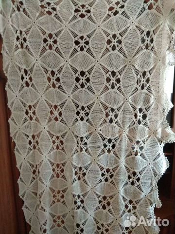 Старинное покрывало на кровать ручной работы