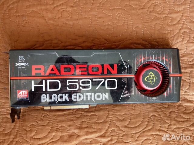 Видеокарта HIS Radeon HD5970 2Gb полурабочая