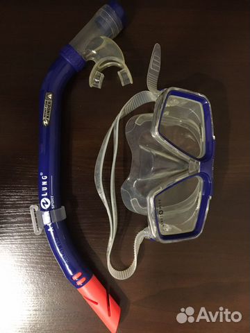 Маска aqualung (маска+трубка)