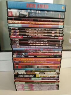 DVD диски с Аниме в плистиковых боксах