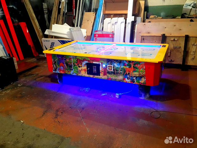 Ремонт аэрохоккея, замена игрового поля