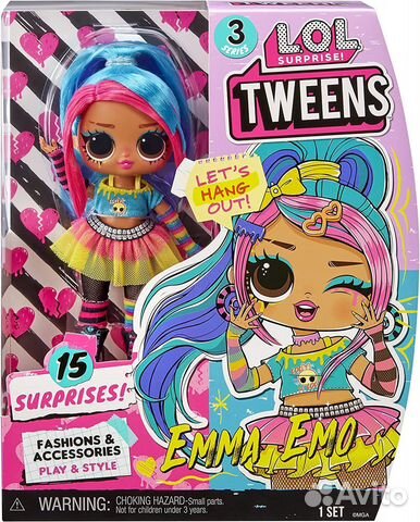 Кукла Lol Tweens Emma Emo