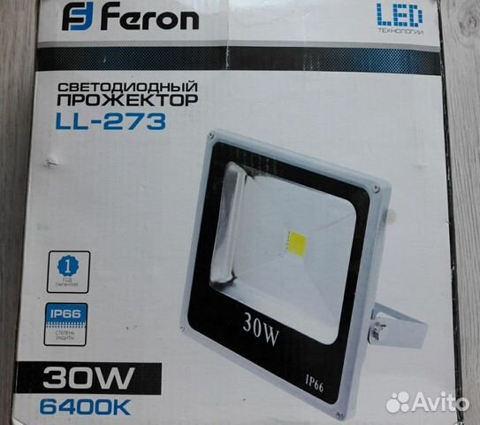 Светильник прожектор LED 36w 6400k