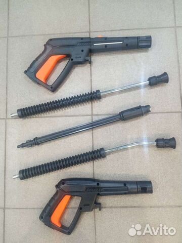 Комплект автомойка. Пистолет, копьё, фреза, шланг