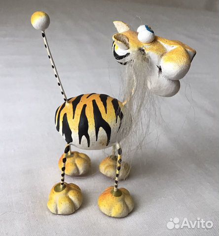 Тигр шутка сувенир Хорватия 1995 клеймо