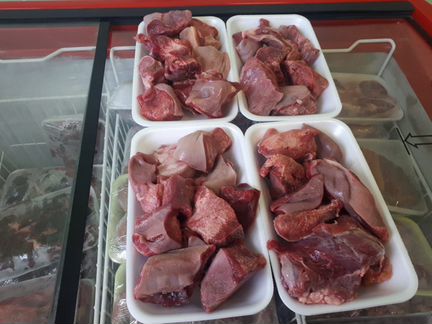 Мясо и субпродукты для собак. Рязань