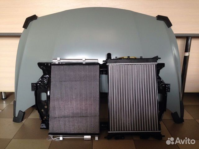 Hyundai Solaris новый радиатор охлаждения