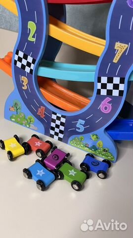 Трек горка с машинками