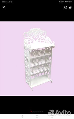 Мебель для барби (стойка для обуви и 2 стула)