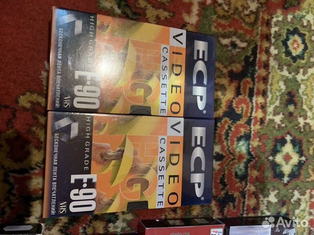 Видеокассеты новые 2 шт. Пустые. В упаковке