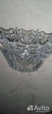 Хрустальная ваза
