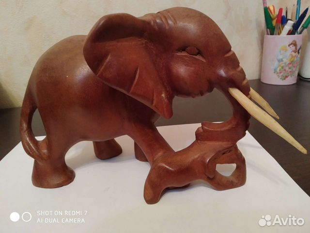 Слон из дерева Сувениры из Южной Африки